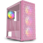 GABINETE FANTECH CG-83 ROSA C 4 FAN RGB