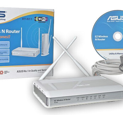 Router wireless asus 150mbps doble antena