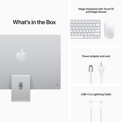 Equipo All in One Apple iMac M1 8-core, 8GB, 256GB SSD, 24" 4.5K, Español