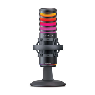 Microfono Bi Modo RGB Streaming LSM98B Negro | Solarmax