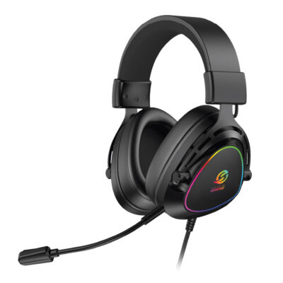 Auriculares RGB Triangulares GHS59B Negro | Solarmax