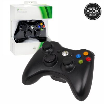 Joystick XBOX 360 original inalambrico negro