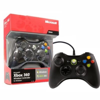 Joystick XBOX 360 original cableado negro