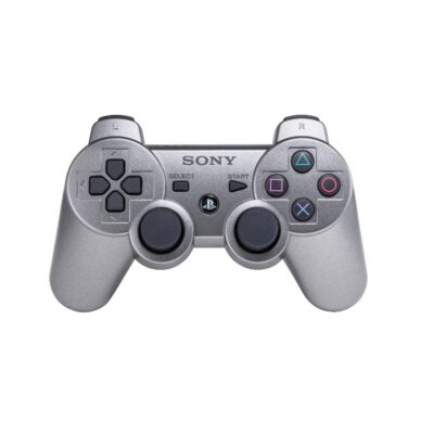 Joystick Sony dual shock inalambrico ps3 plateado