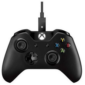 Joystick XBOX ONE S inalambrico con cable para PC