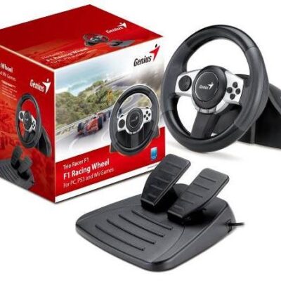 Volante Genius con vibracion y pedales