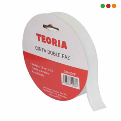 HERRAMIENTAS | CINTA DOBLE FAZ | FOAM | 24MM X 2M | TEORIA+