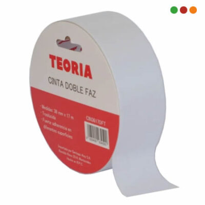 HERRAMIENTAS | CINTA DOBLE FAZ | 36MM X 17M | TEORIA+