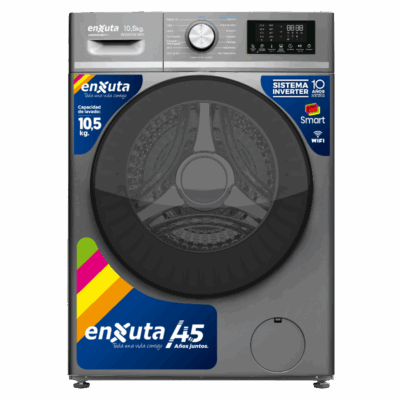 Lavarropas Smart Carga Frontal Inverter LENXS01050T-1 - Enxuta