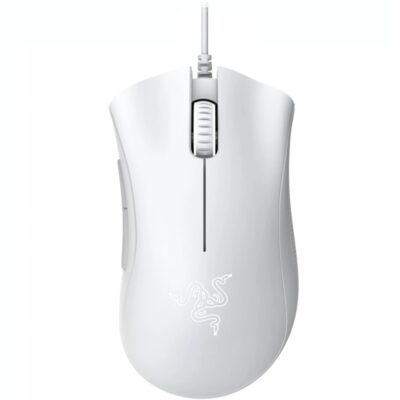 Mouse Razer DeathAdder Essential cableado blanco